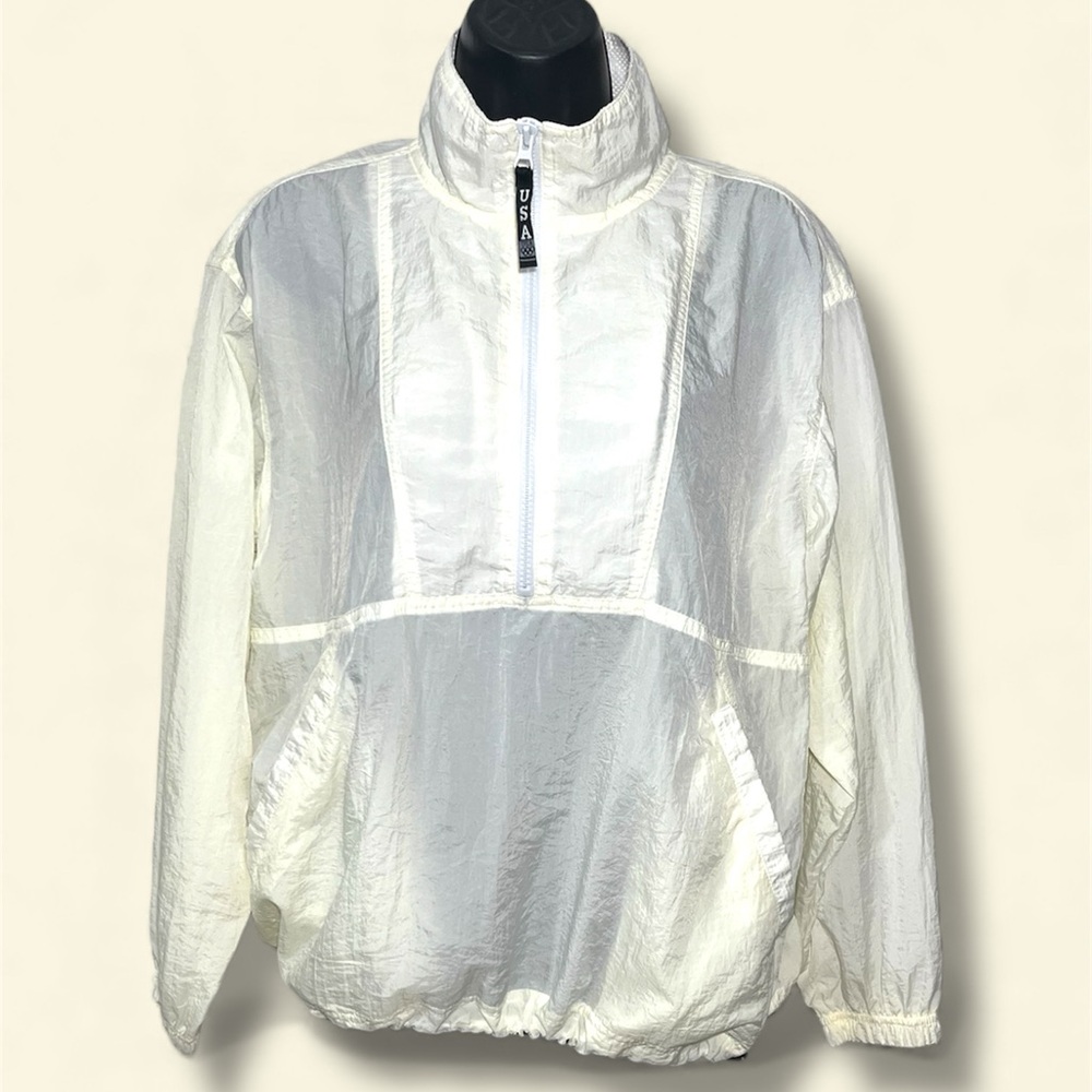 USA Olympic White Wind Breaker Jacket